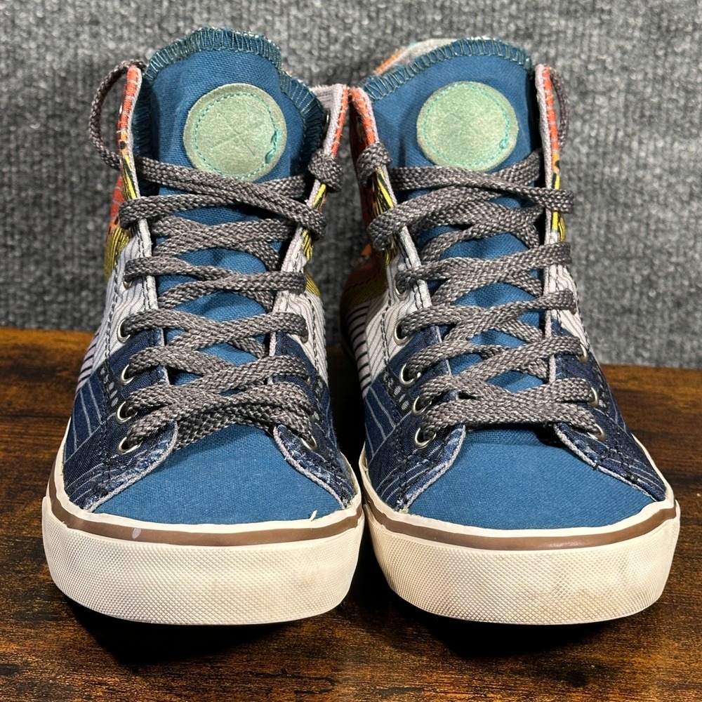 Inkkas South American High Top Sneaker Shoes Multi Colored Womens9 Mens7 Tribal - Picture 2 of 8